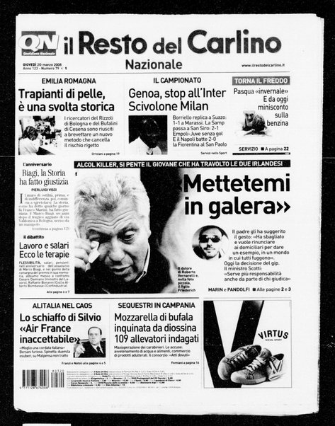 Il Resto del Carlino : giornale dell'Emilia